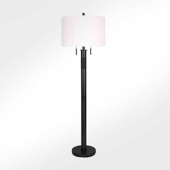 Lampe de table noir mat